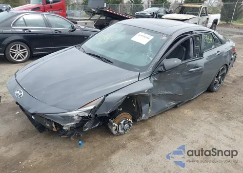 2023 Hyundai Elantra N Line z USA, uszkodzony, nr VIN KMHLR4AF0PU593001